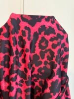 ZzzCrew Plus Size Sexy Leopard Print Lace Trim Slip Nightgown, Magenta - Image 7