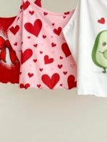 Slumberry CURVE 3pcs/Set Cute Avocado Heart Bow Print Camisole Plus Size Women Sleepwear Top - Image 6