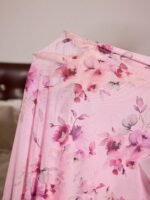 Slumberist Romantic Floral Print Spaghetti Strap Draped Neckline Plus Size Women Long Nightgown - Image 6